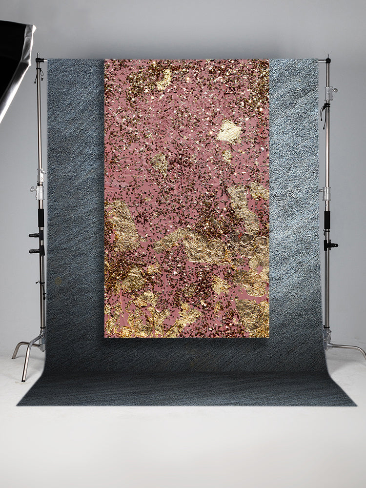 Sparkling Pink And Gold Texture Professional Portrait Backdrop