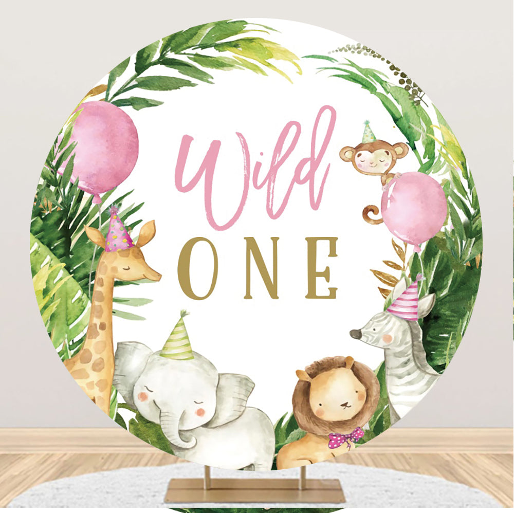 Wild One Baby Shower Safari Party Backdrop