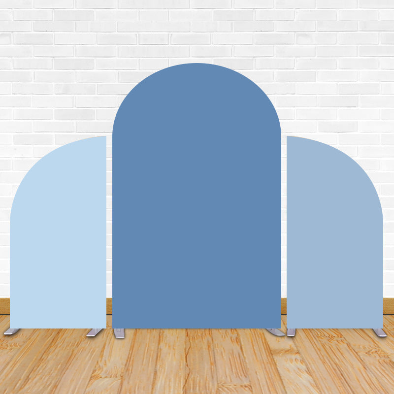 Sophisticated Blue Party Chiara Arched Wall Backdrop Covers
