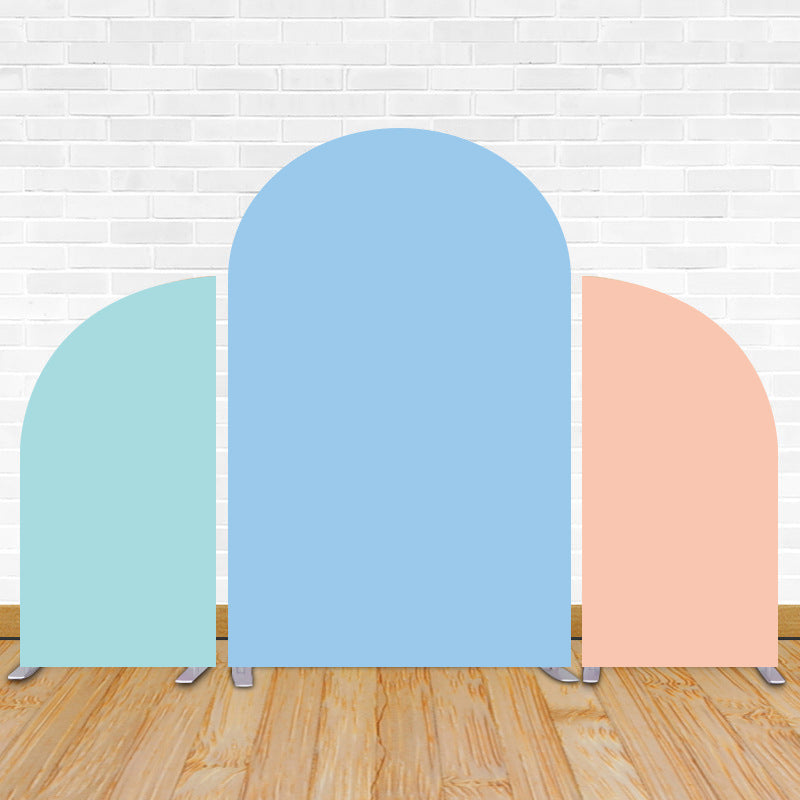 Blue Summer Party Chiara Arched Wall Backdrop Covers