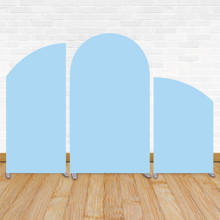 Sky Blue Party Birthday Chiara Backdrop Arched Wall Covers