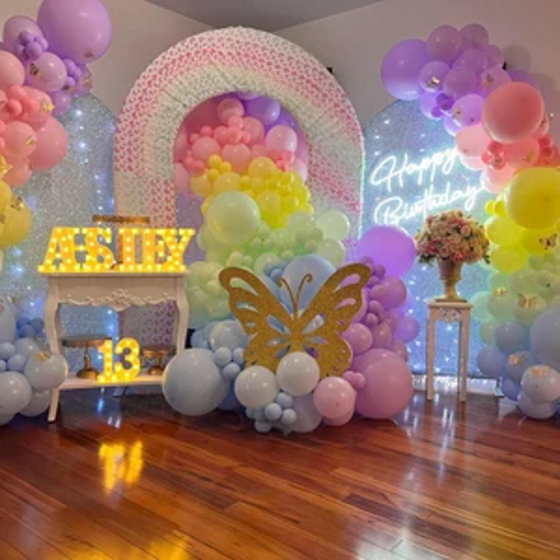 Custom Open Arch For Party Birthday Wedding Decoration With Cover 
