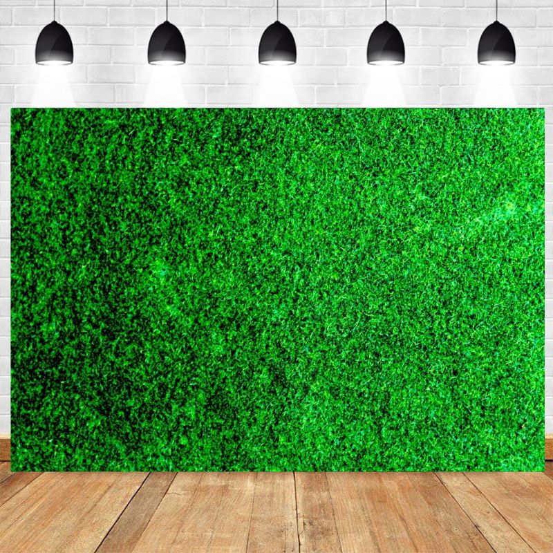 Green Grass Photography Backdrop For Wedding