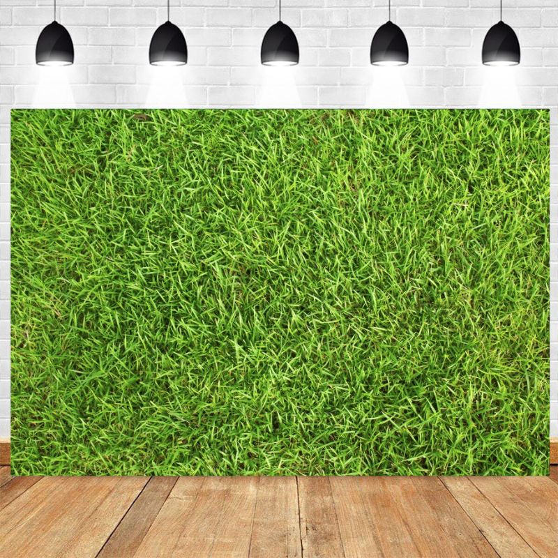 Lively Green Grass Photography Backdrop
