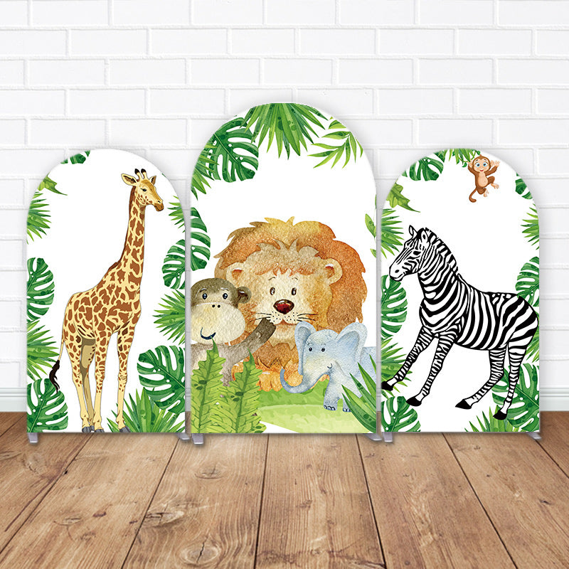 Lovely Tropical Animals Chiara Arched Wall Covers