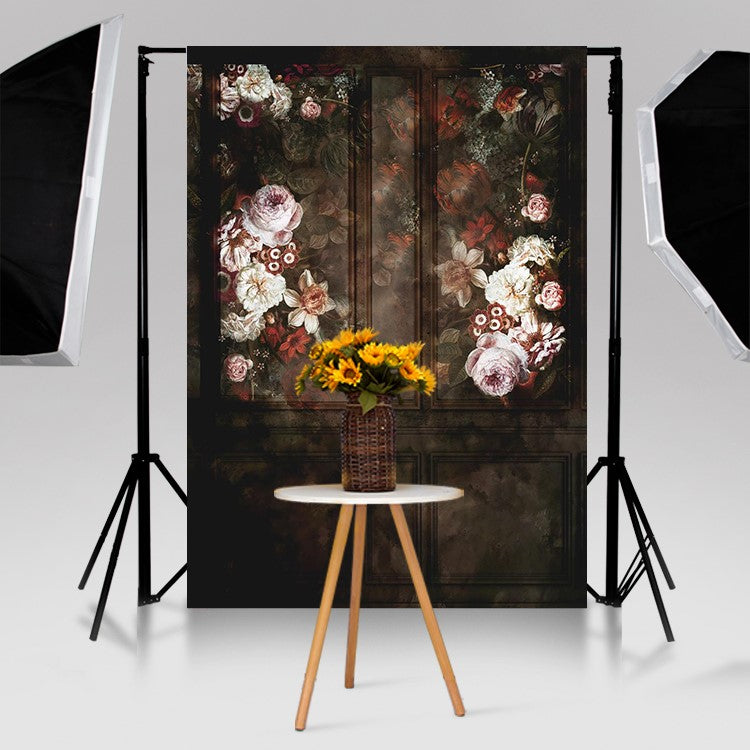 Oil Paint Flower Abstract Photography Backdrop
