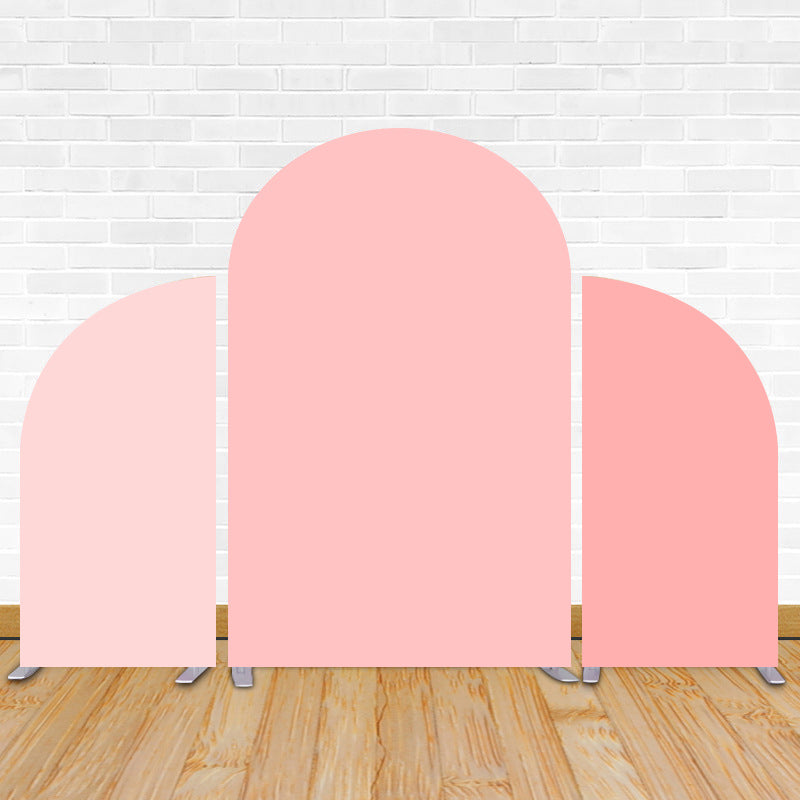 Pink Orange Party Chiara Arched Wall Backdrop Covers