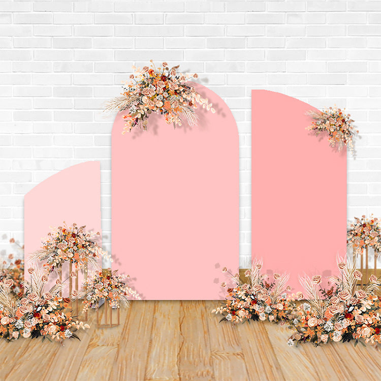 Pink Shades Wedding Wall Backdrop Chiara Arch Covers